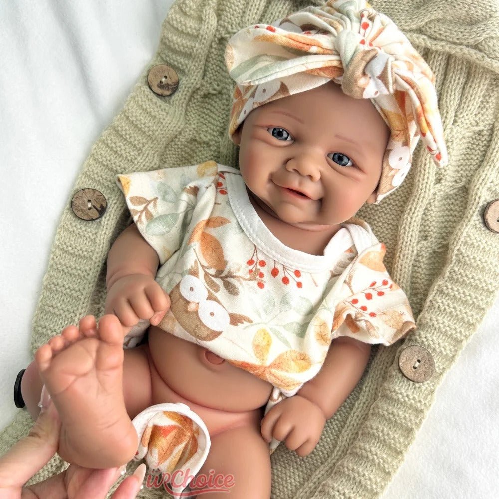 Agatha - Reborn Silicona Premium 43CM - Niña - Bebes Reborn House