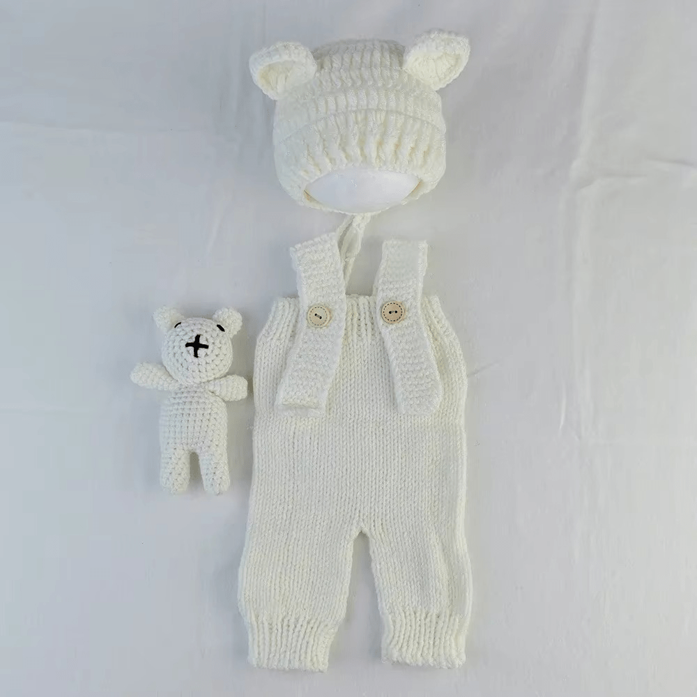 Conjunto Osito Peto y Gorro 29 - 33 CM - Bebes Reborn House