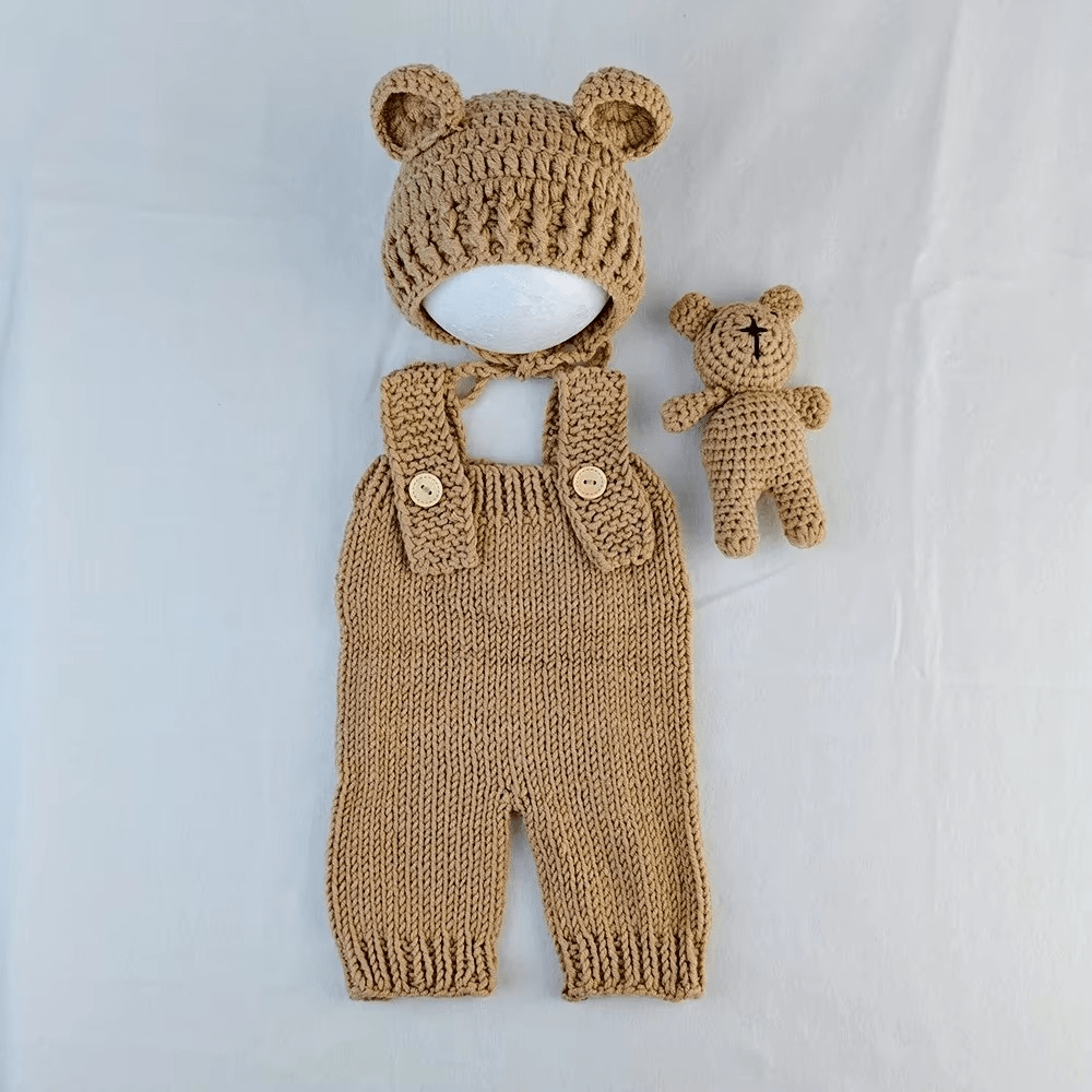 Conjunto Osito Peto y Gorro 29 - 33 CM - Bebes Reborn House