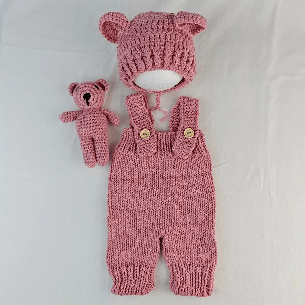 Conjunto Osito Peto y Gorro 29 - 33 CM - Bebes Reborn House