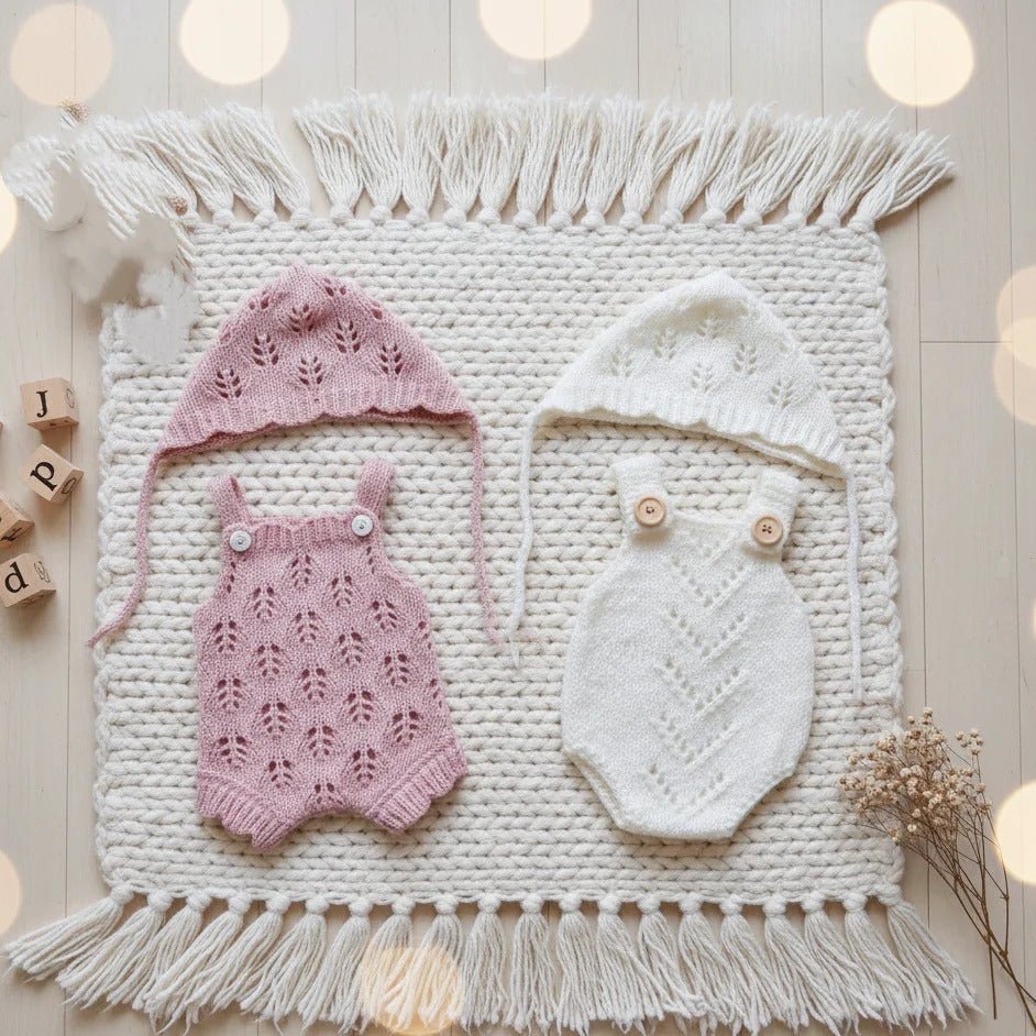 Conjunto Peto y Gorro 25 - 31 CM Hecho a mano - Bebes Reborn House