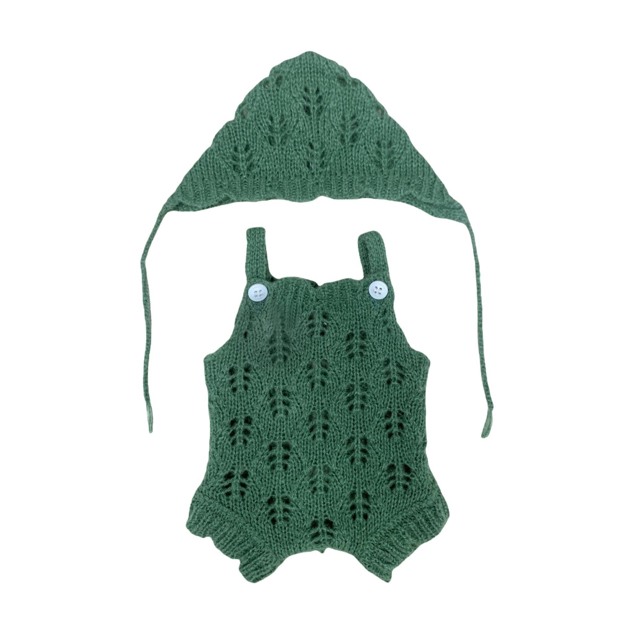 Conjunto Peto y Gorro 25 - 31 CM Hecho a mano - Bebes Reborn House