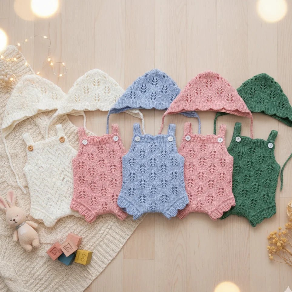 Conjunto Peto y Gorro 25 - 31 CM Hecho a mano - Bebes Reborn House