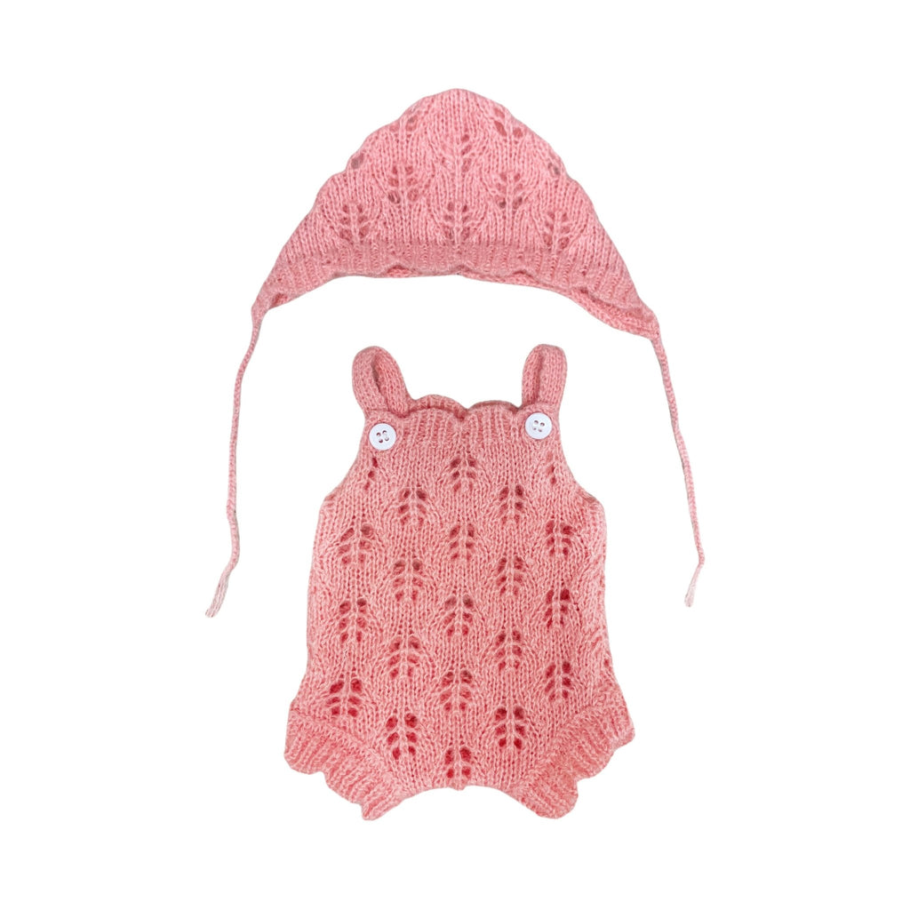 Conjunto Peto y Gorro 25 - 31 CM Hecho a mano - Bebes Reborn House