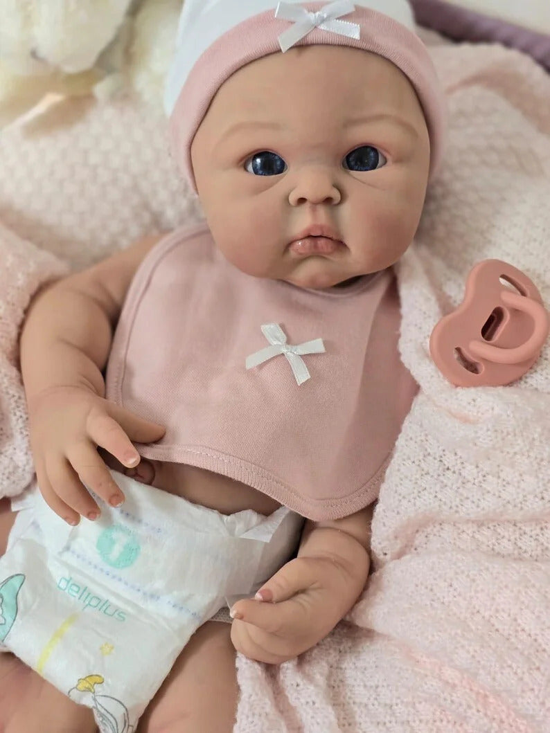 Vanesa - Reborn Silicona Premium 48CM - Niña