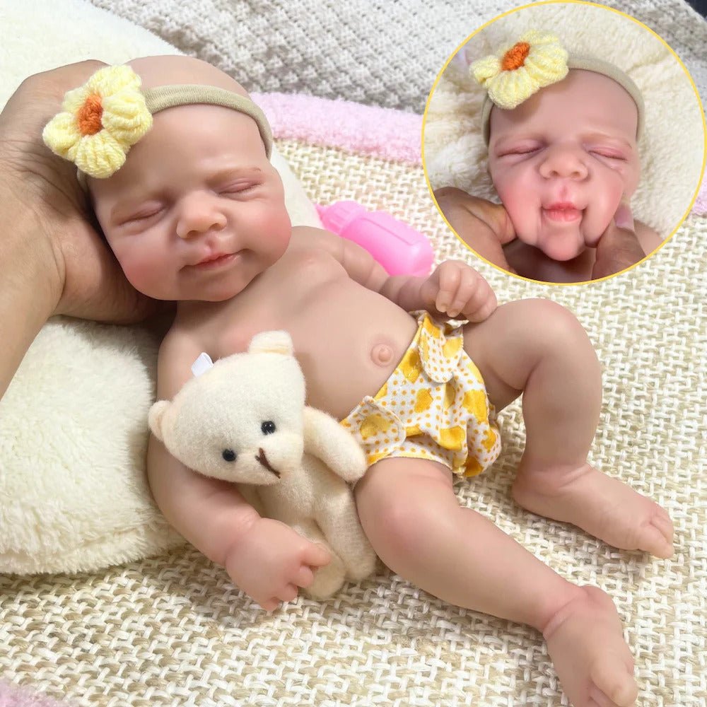 Nicol - Reborn Silicona 33CM - Niña - Bebes Reborn House